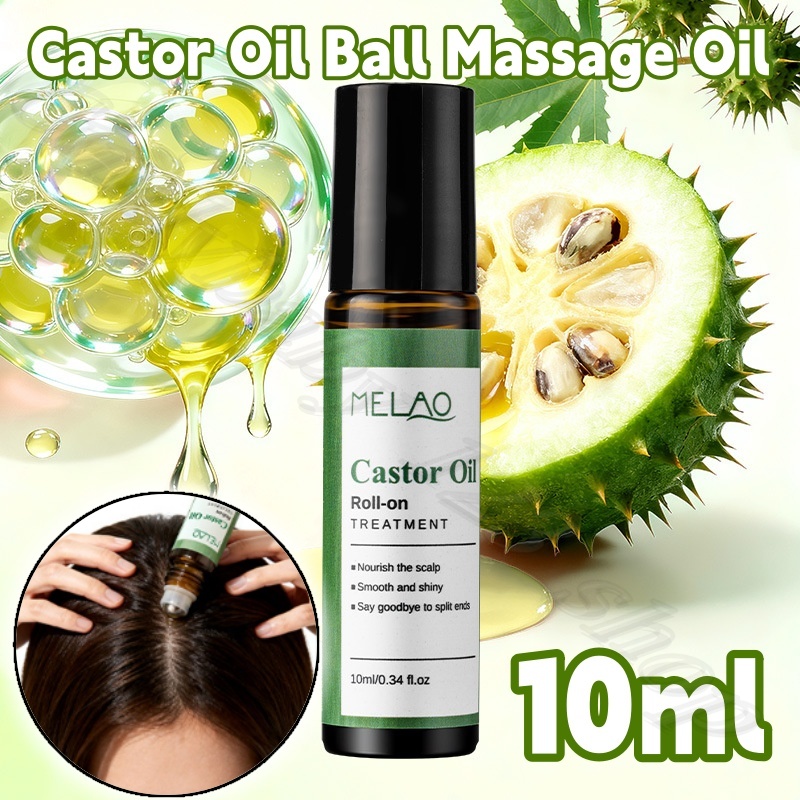 Cold Pressing Castor Oil Ball  - Hair Care Vegetables บทวิจารณ์และราคา