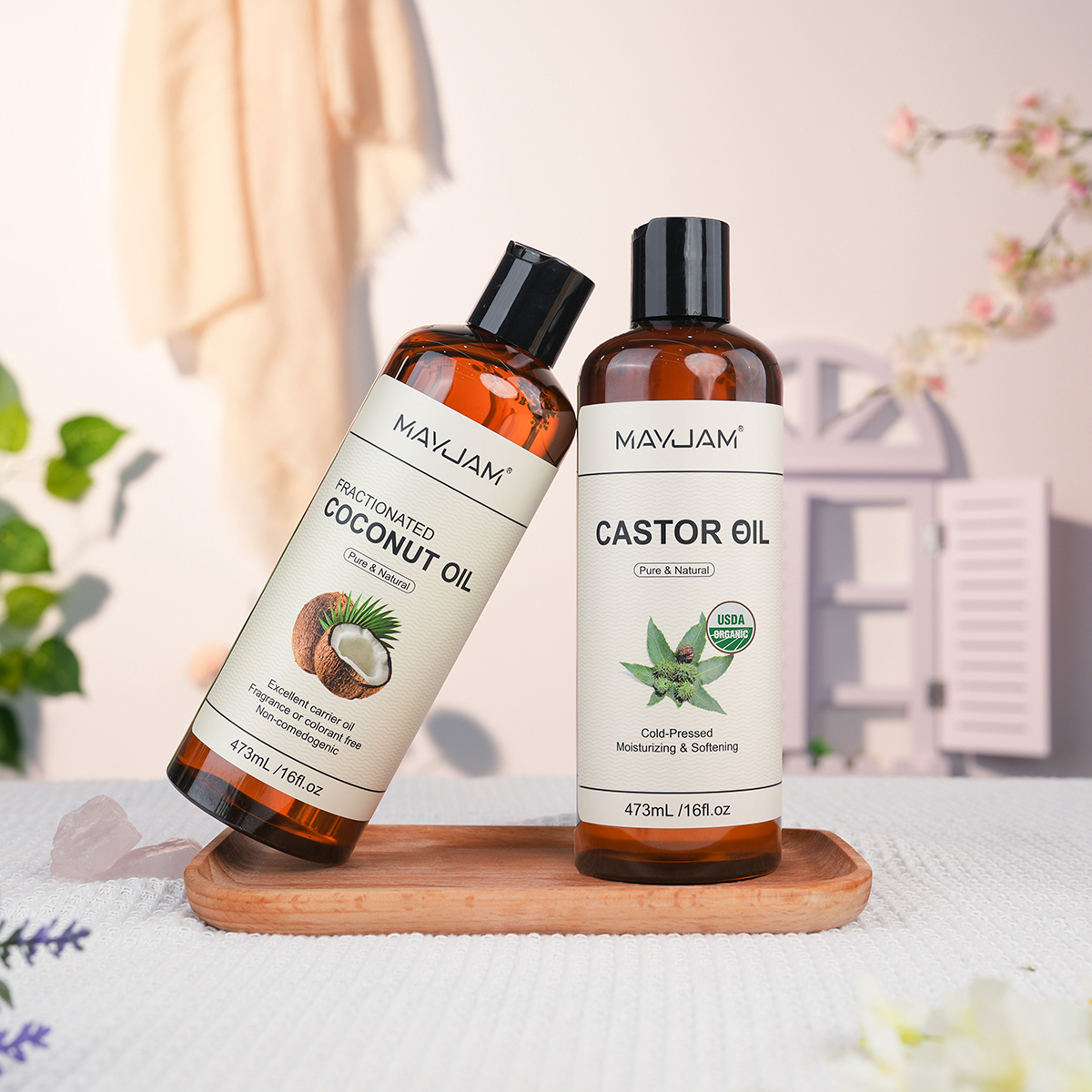 MAYJAM 473ml Pure Organic Cast - Castor Oil Cold Press บทวิจารณ์และราคา