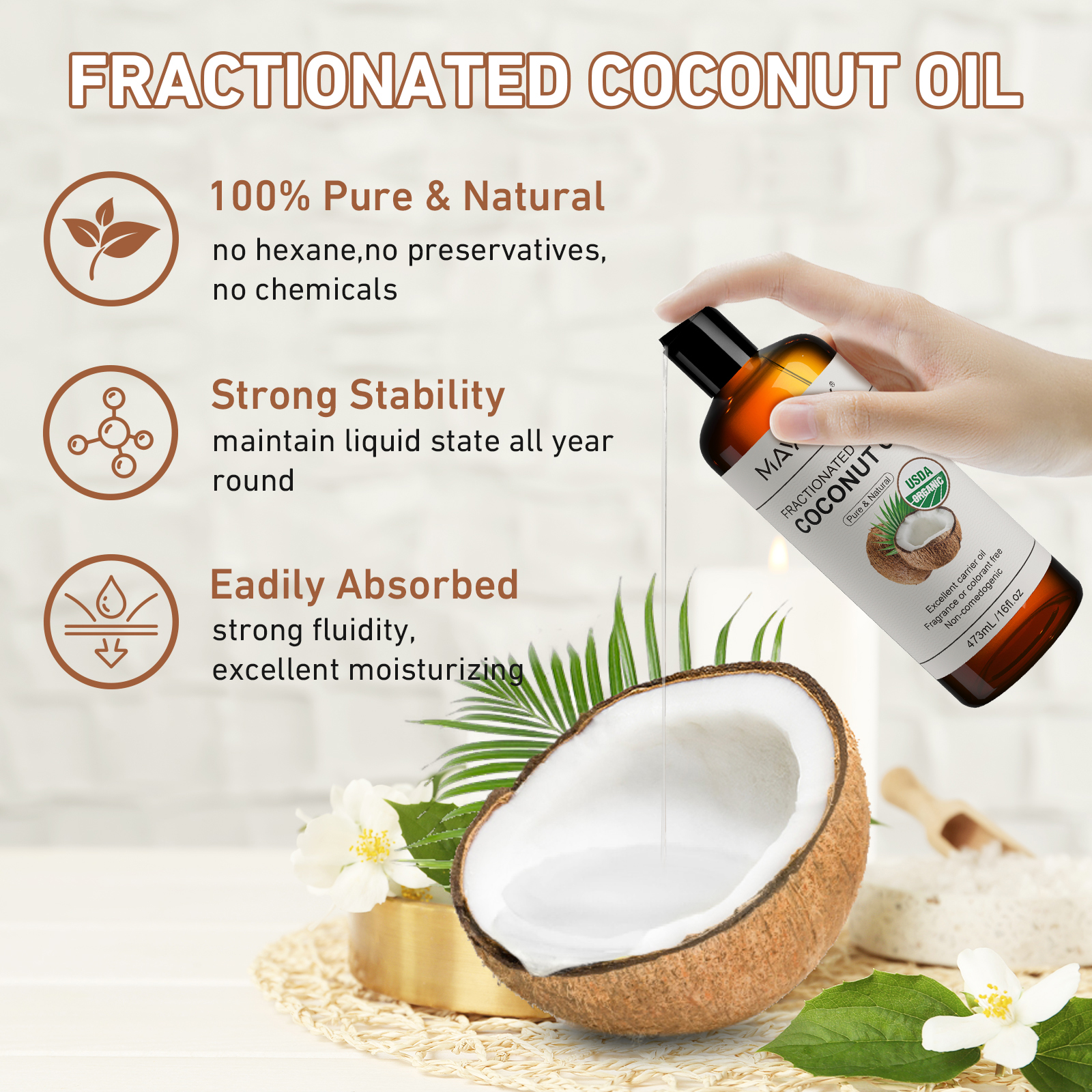 MAYJAM 473ml Pure Organic Cast - Castor Oil Cold Press บทวิจารณ์และราคา