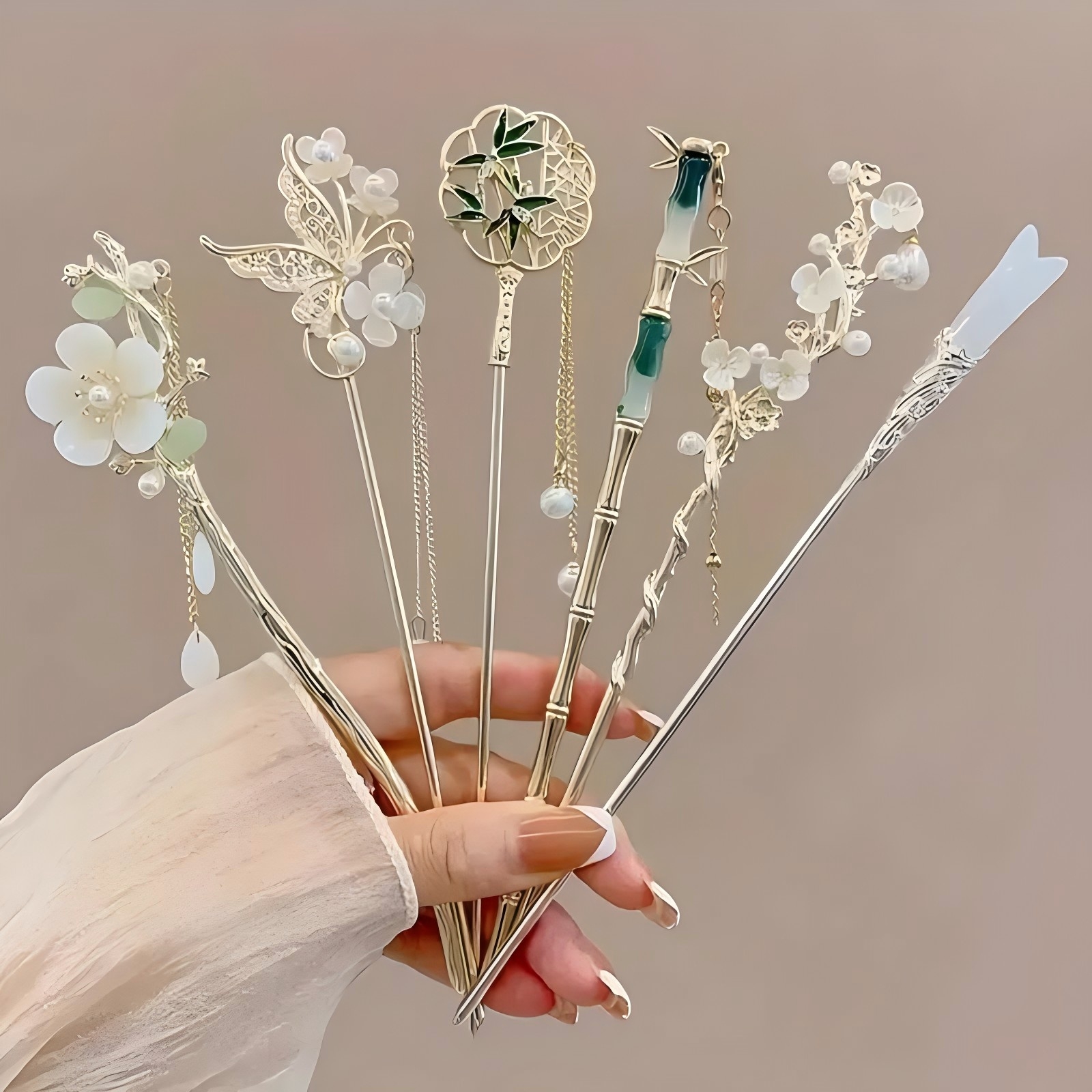 1/6pcs Elegant Chinese Style T - Hair Care Ingredients บทวิจารณ์และราคา