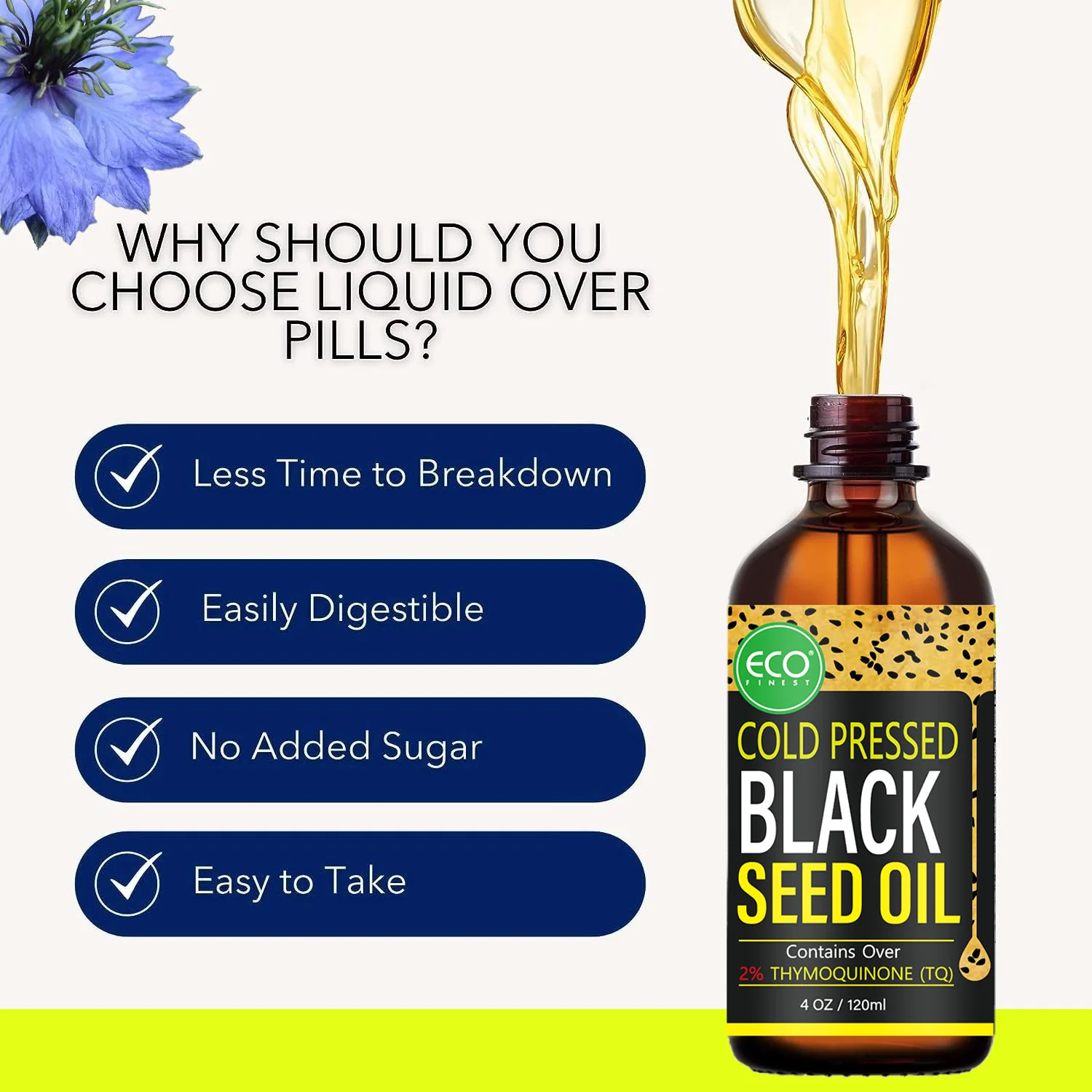Multi-purpose Black Seed Oil C - Castor Oil Cold Press บทวิจารณ์และราคา