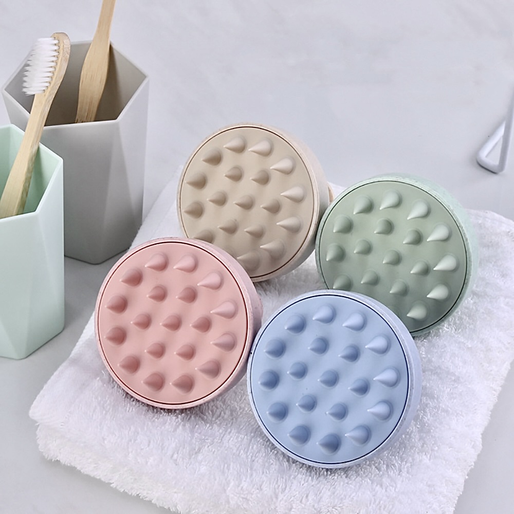 Wheat Straw Silicone Head Wash - Hair Care Dandruff บทวิจารณ์และราคา
