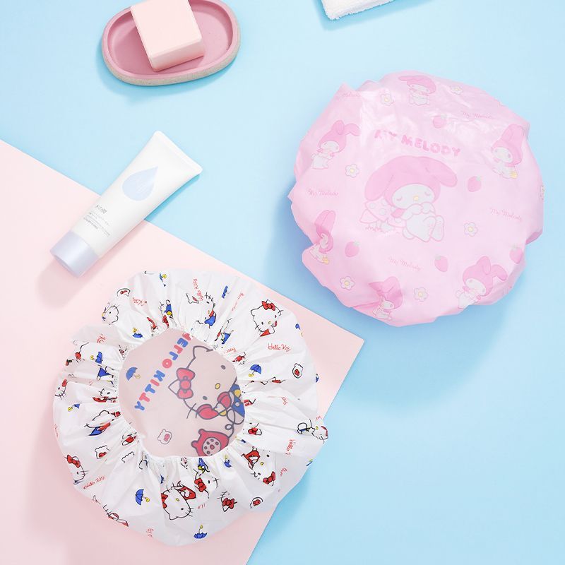 3pcs Sanrio Shower Cap Waterpr - Hair Care Good Hair บทวิจารณ์และราคา