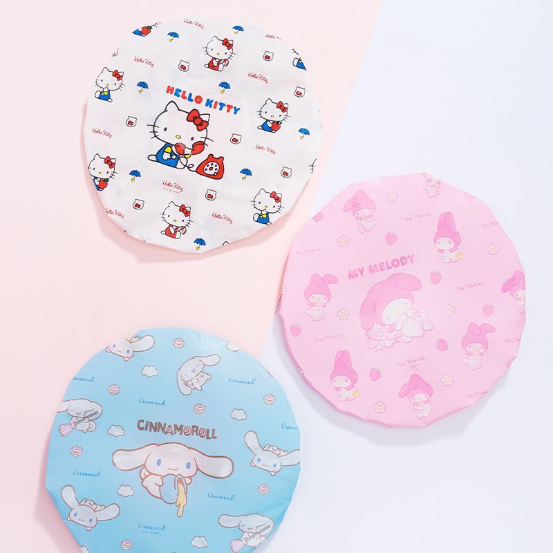 3pcs Sanrio Shower Cap Waterpr - Hair Care Good Hair บทวิจารณ์และราคา