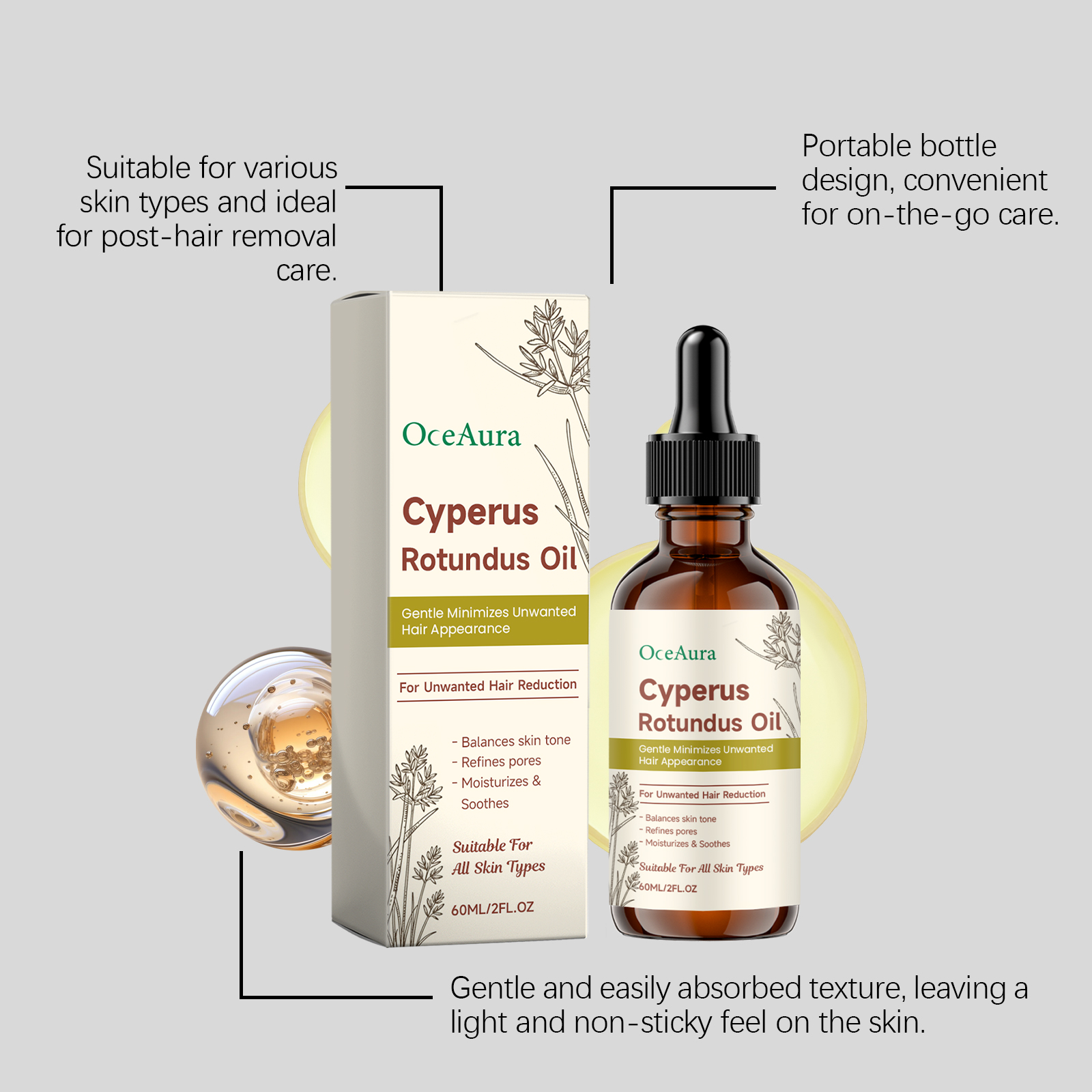 Cyperus Rotundus Hair Removal  - Hair Care Oil Serum บทวิจารณ์และราคา