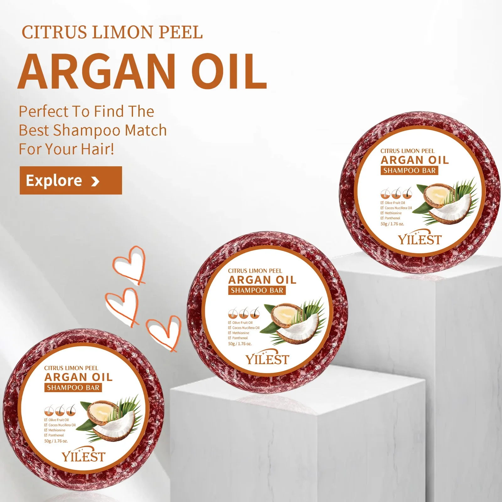 4 Bars of Anti-Hair Loss Shamp - Hair Care Oil Serum บทวิจารณ์และราคา