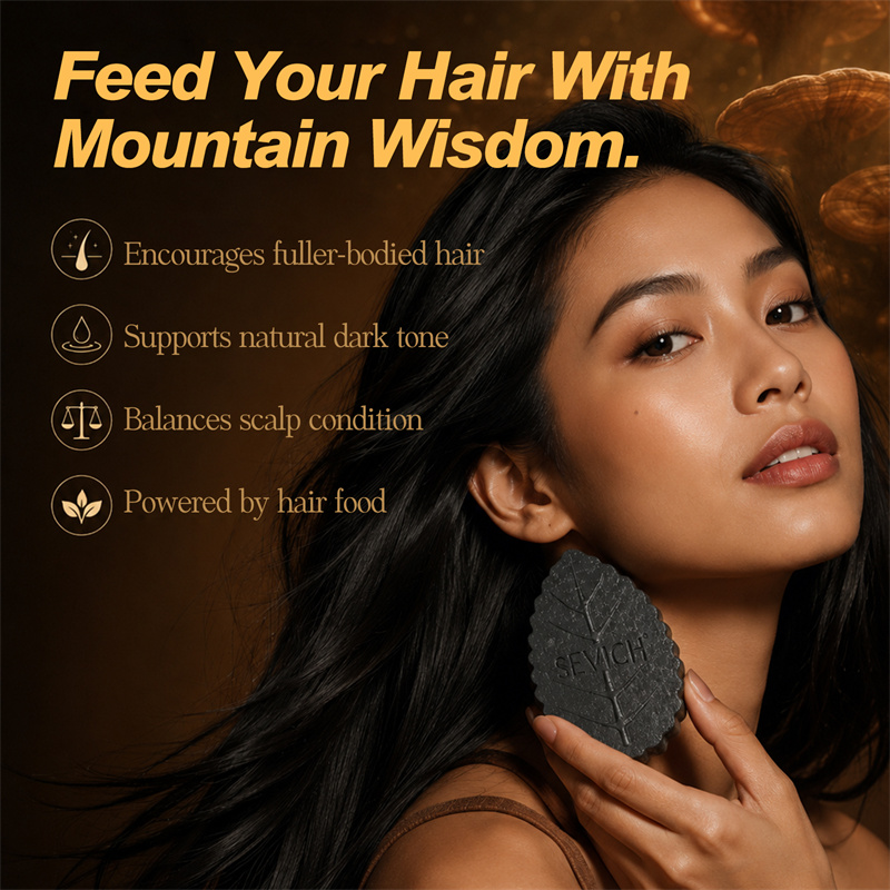 Black Hair Soap Natural Shampo - Hair Care Dandruff บทวิจารณ์และราคา