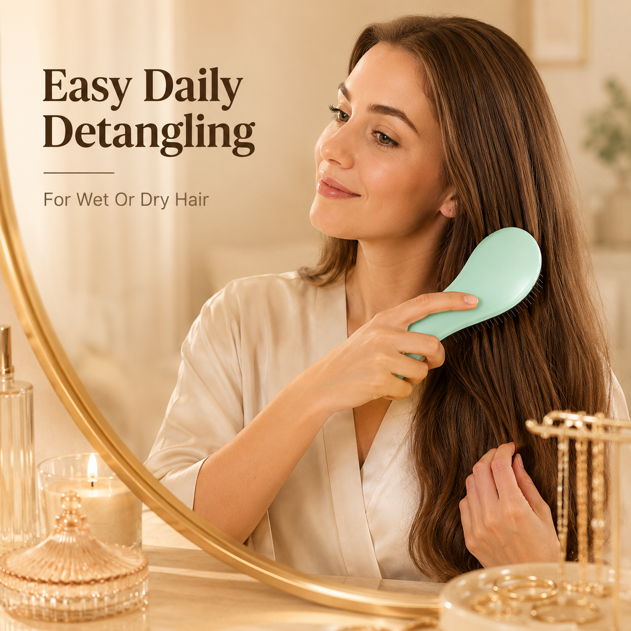 Detangling Hair Brush For Wet  - Hair Care For Men บทวิจารณ์และราคา