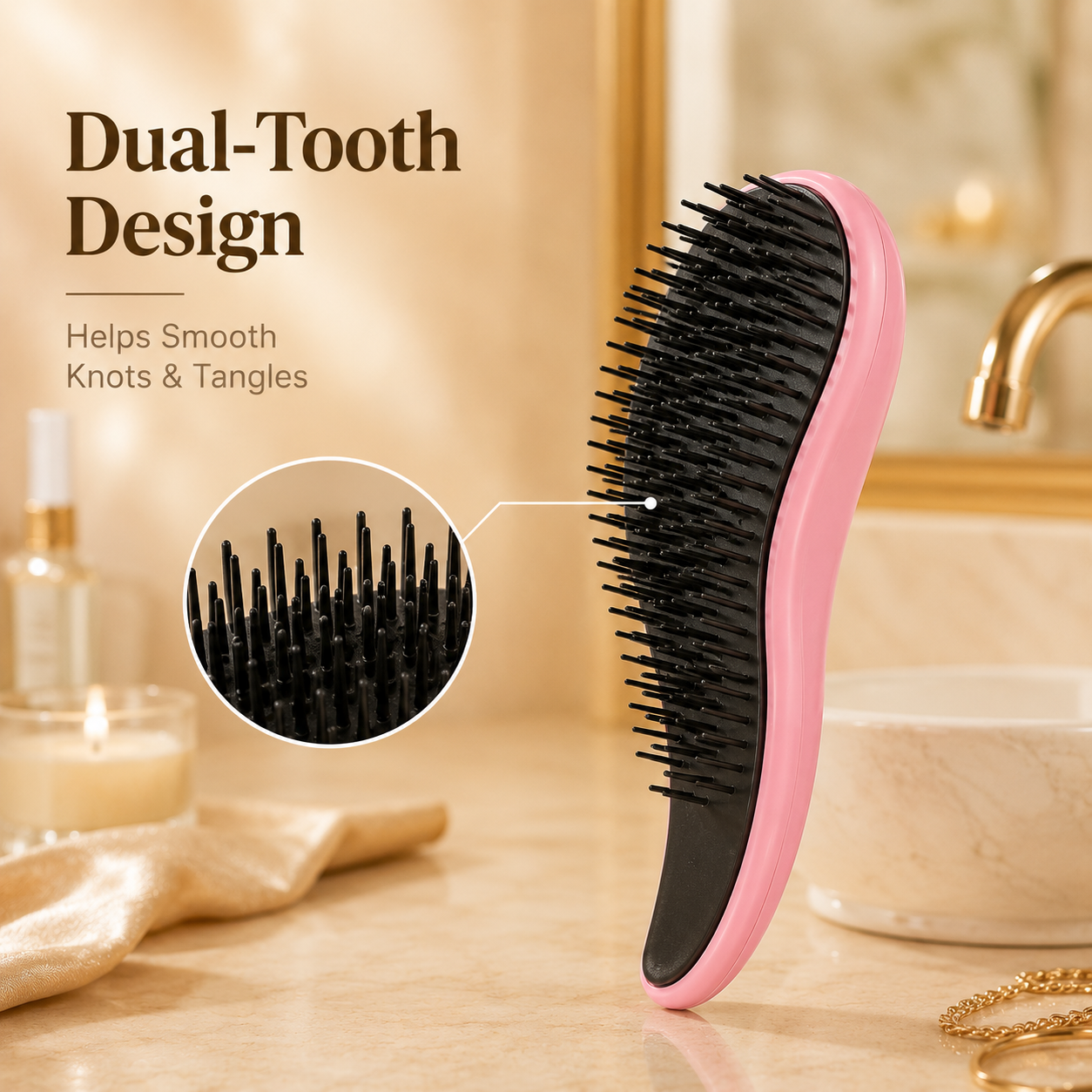Detangling Hair Brush For Wet  - Hair Care For Men บทวิจารณ์และราคา